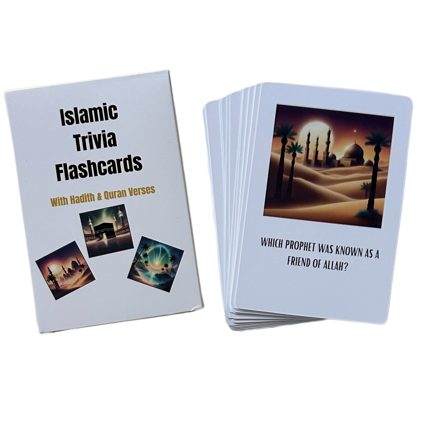 Islamic education cards for Muslims, especially useful during Ramadan for family and iftar game nights. 