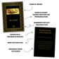 99 Names of Allah Flashcards with Quran Verses  |   Black & Gold