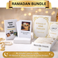 Ramadan Collection, Ramadan bundle with flashcards and stickers on a decorative background
