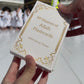 99 Names of Allah Flashcards with Quran Verses | White & Gold